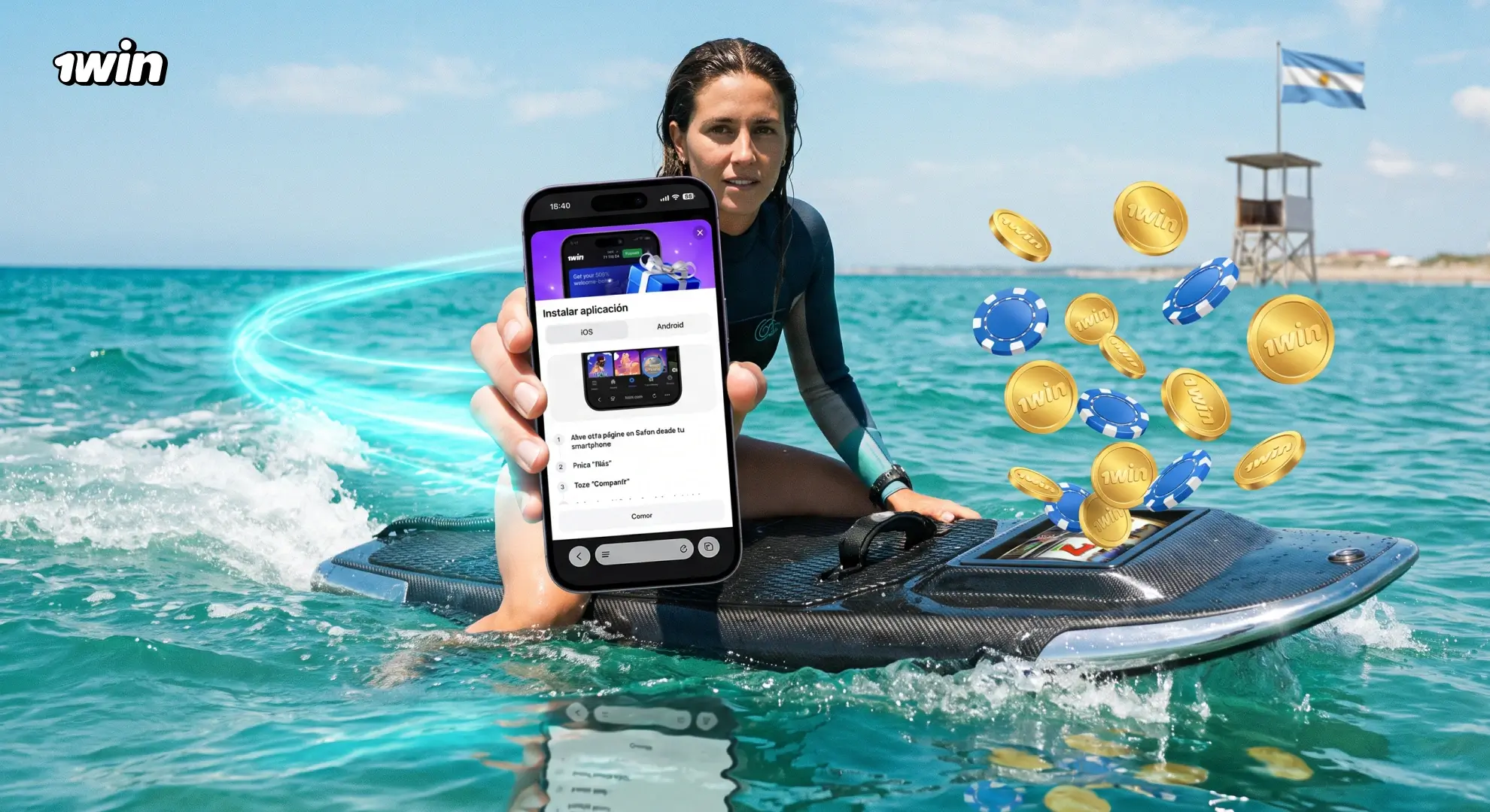 Instalación de 1win en iOS