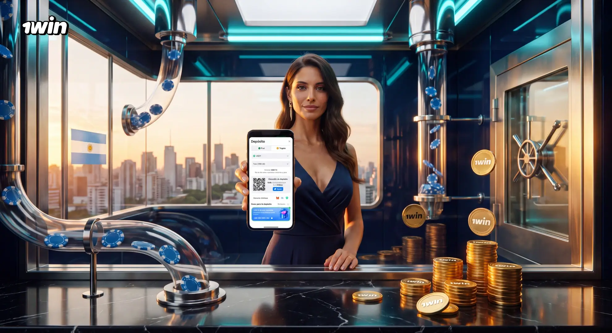Retiro con Mercado Pago en 1win Argentina